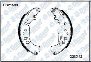 BESER BS21533 Arka Fren Balatasi Pabuclu Linea 07-> Fiorino 07-> Grande Punto 08-> Bipper Nemo 08-> Corsa D Corsa E Adam 228×42mm